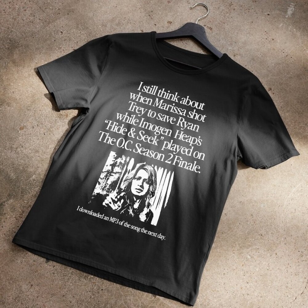 I Still Think About Marissa Shot Trey OC Finale Graphic T-Shirt TV Show Tee 159